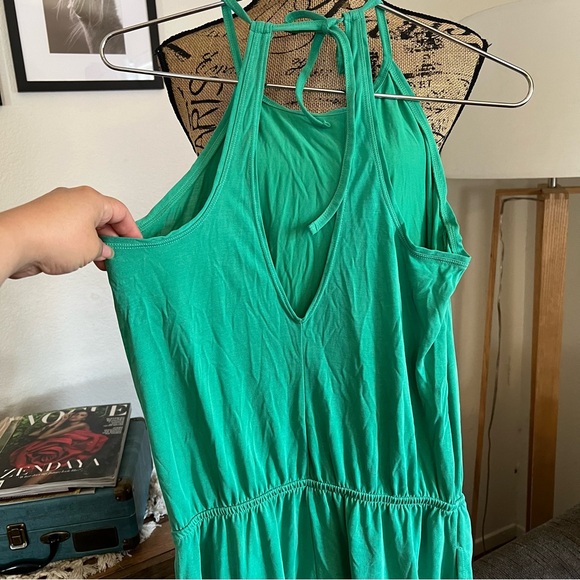 Sweaty Betty NWT Open Back Racer Jumpsuit Lime Gello Green  Size Small - Picture 3 of 8